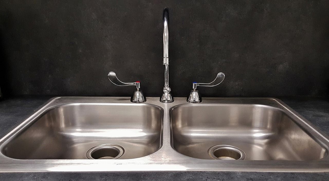 Residential sink drain plumbing