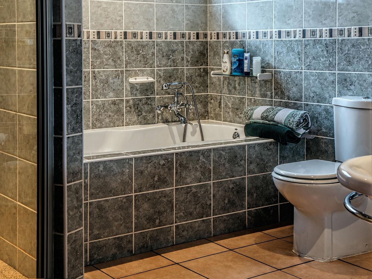 Bathroom toilet in a guide about preventing repeat clogs