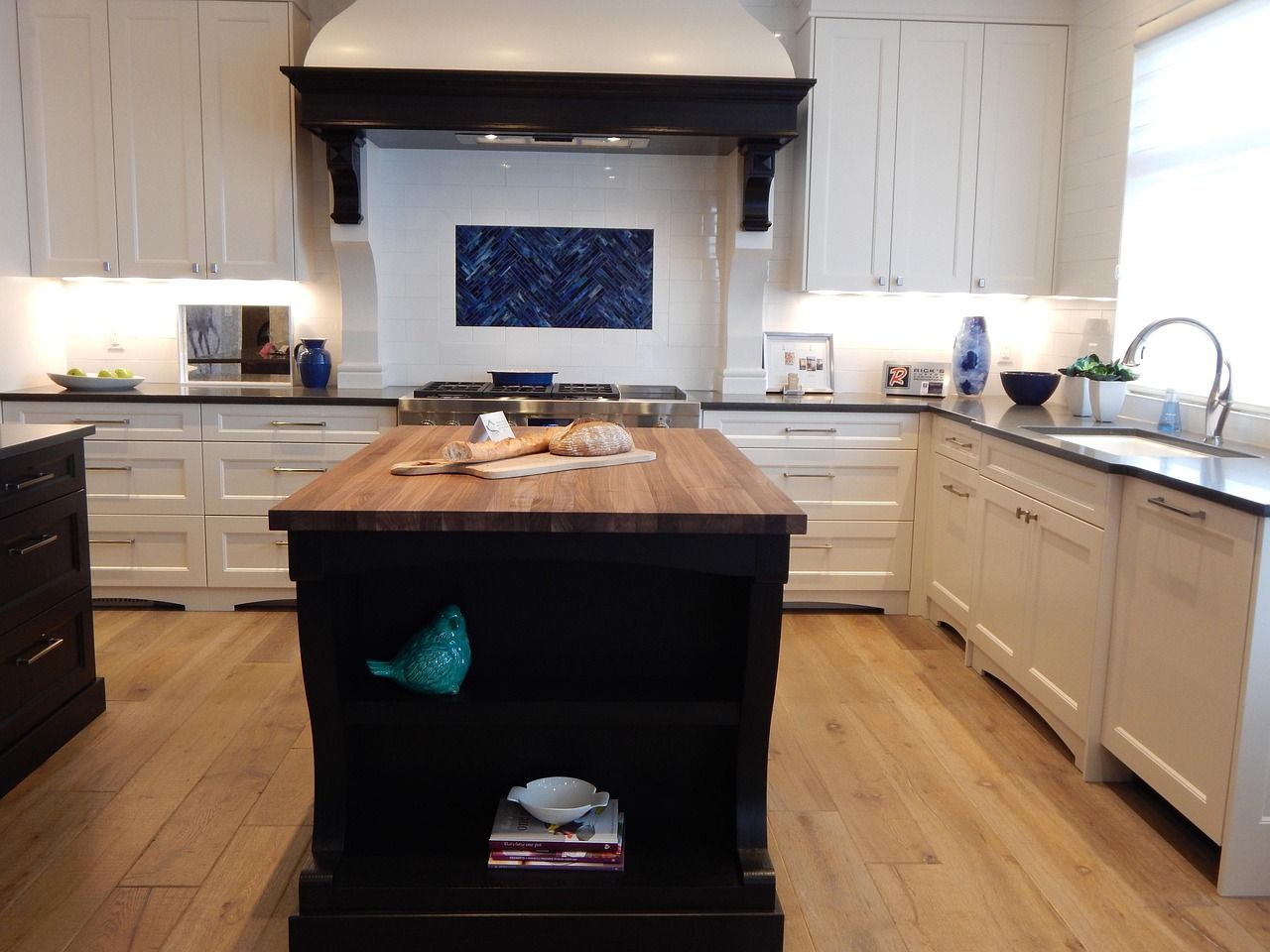 Residential kitchen work area