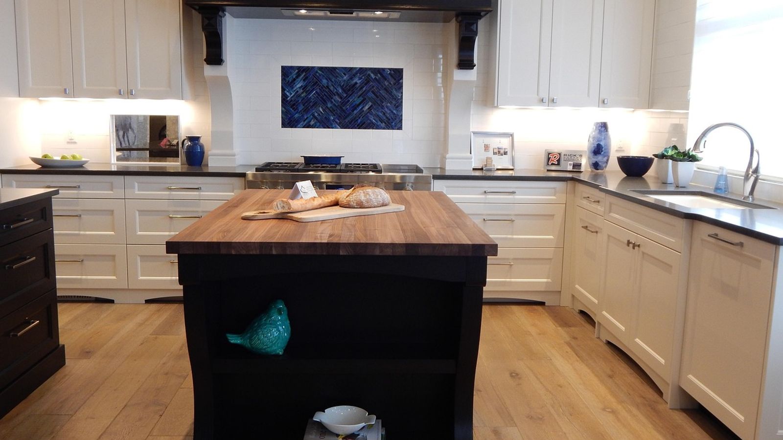 Residential kitchen work area