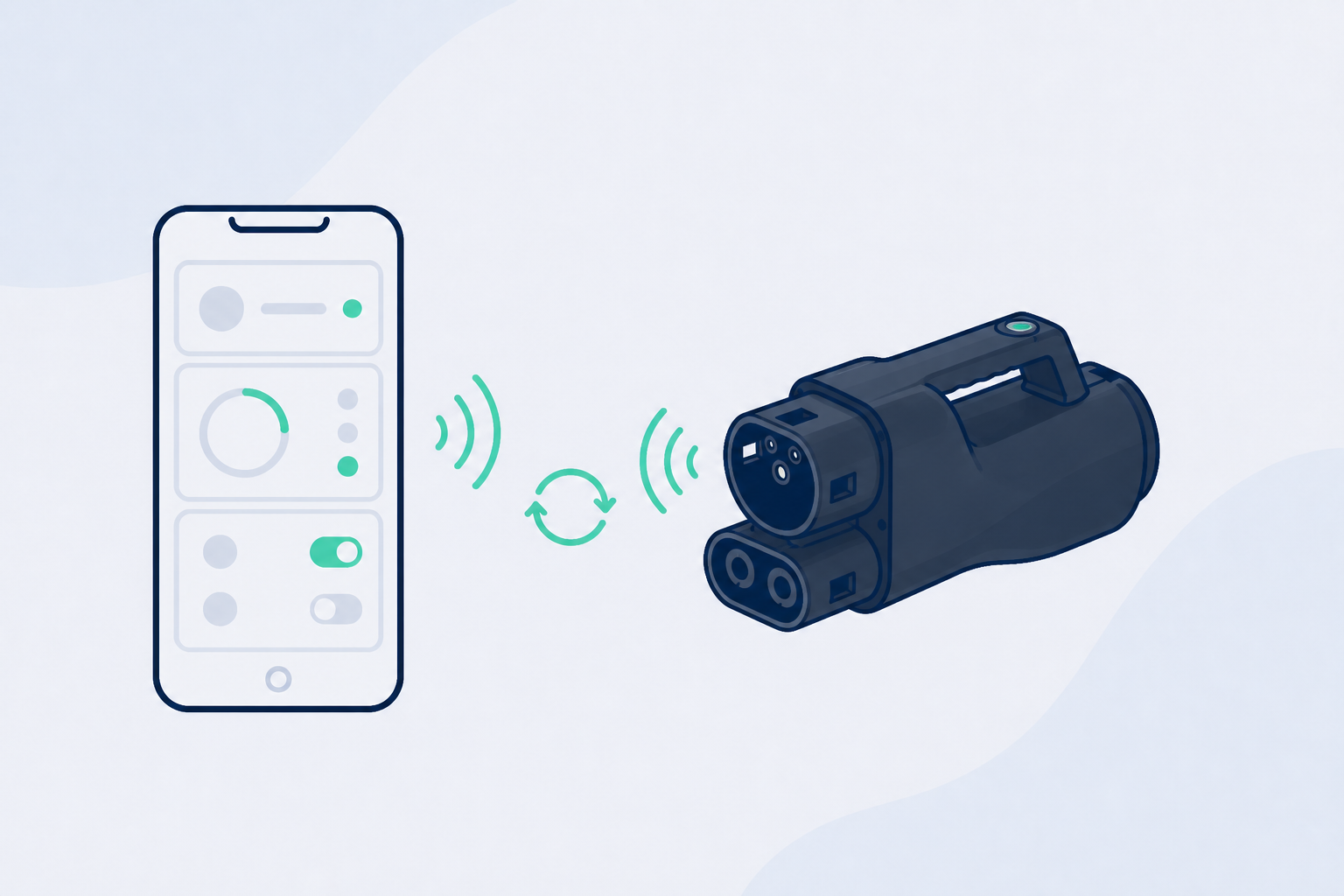 应用示意 · 国标转欧标适配器的 App 管理