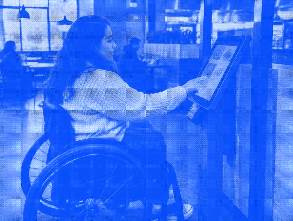 Kiosk accessibility: the ADA and guests who cannot tap