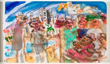 First study for Around Bhupen, Delhi
