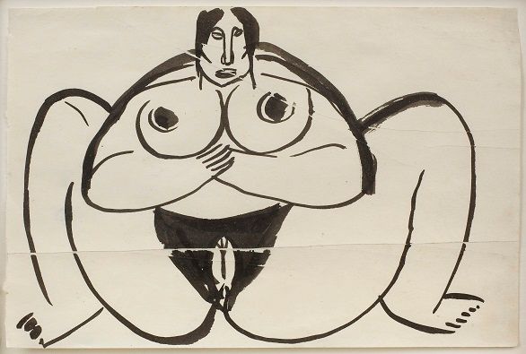 Erotic Nude, 1913/14