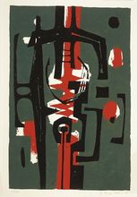 Untitled (Black, Green and Red)