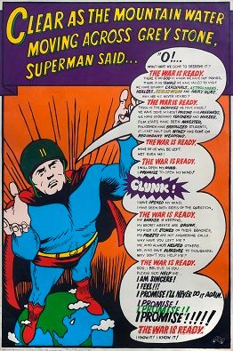 Clear as the mountain water moving across grey stone Superman said…