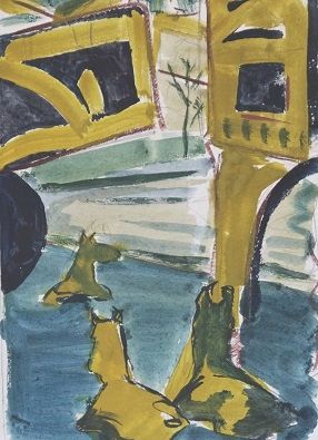 Study for Three Horses, 2019