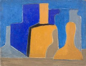 The Mallet and Shadow (Blue), 1952-55