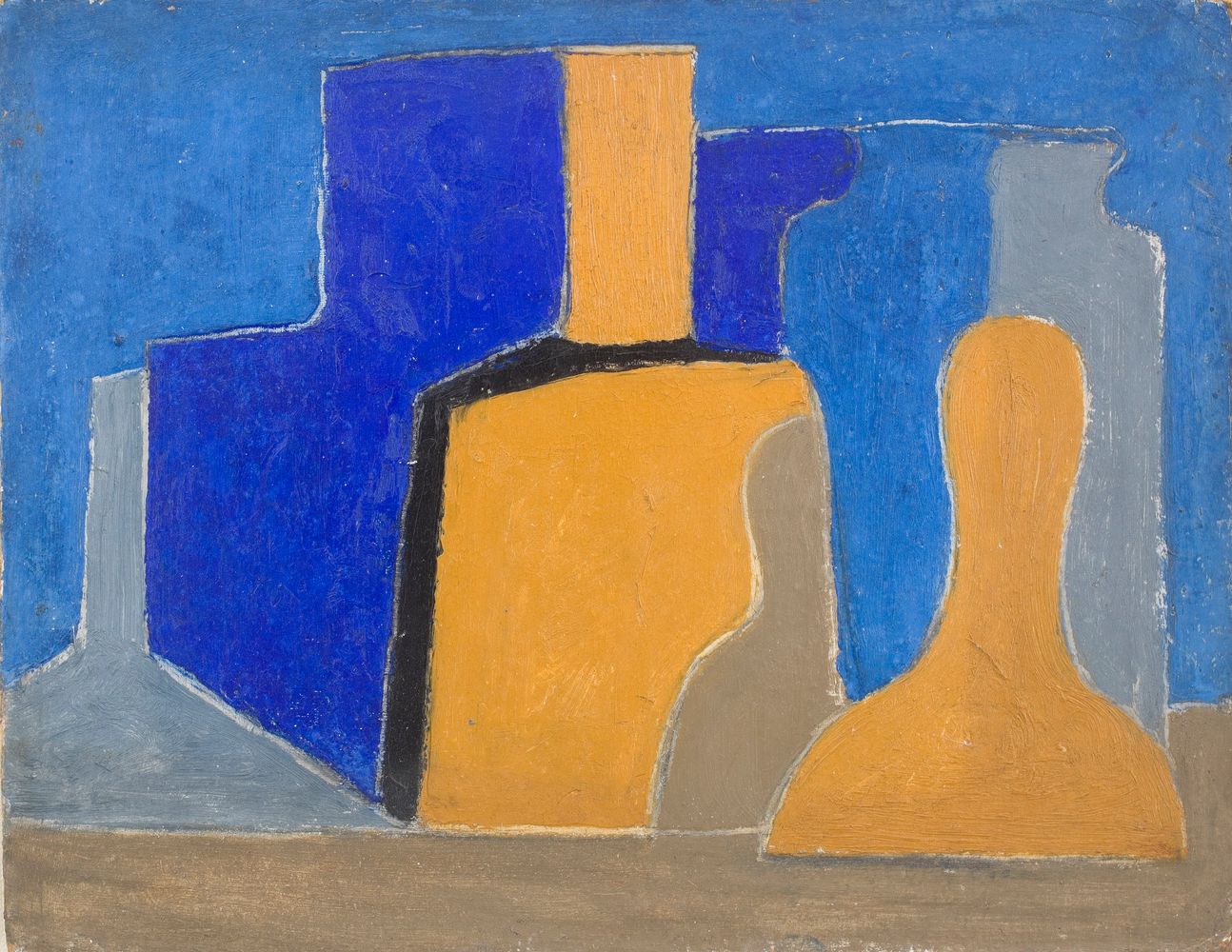 The Mallet and Shadow (Blue), 1952-55