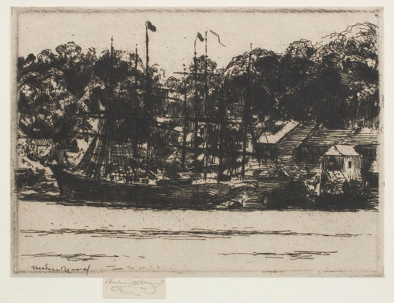 Boats Asleep, Fowey, 1911