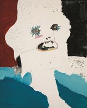 Girl with Blue Eyelashes