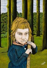 Girl in a Wood
