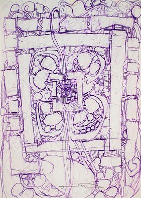 Untitled (Architekturzeichung des ON – Theatres), c.1971-4