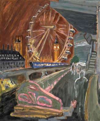 Seeing Big Ben Through The Wheel 