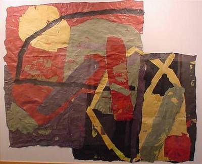 Untitled (Red, Yellow, Green, Black, Purple With Empty Spaces)