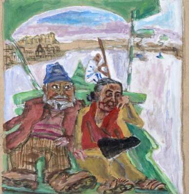 Boating with Sheikh and Nilima (Jaisalmer)