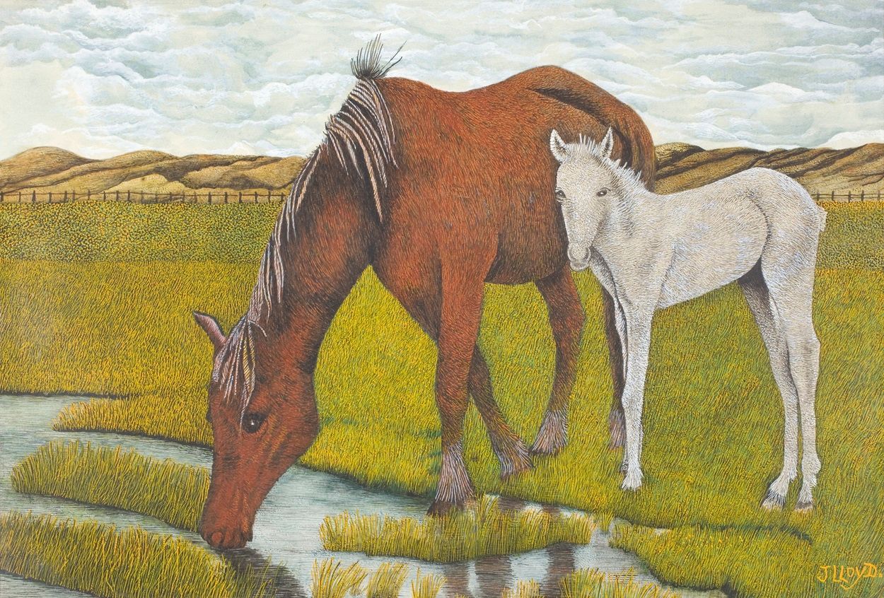 Horse and Foal, c. 1960