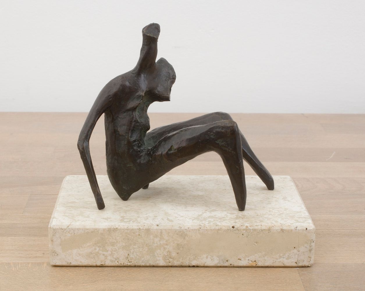Maquette for Seated Torso, conceived in 1954, cast in 1956