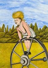 Girl on a Wheel