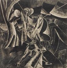 Girl Hanging up Washing