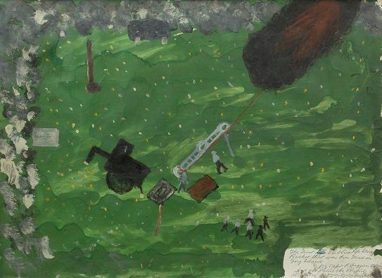 The First Electric Life Saving Rocket