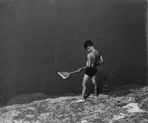 Boy Fishing with a Net [PL8], c.1939