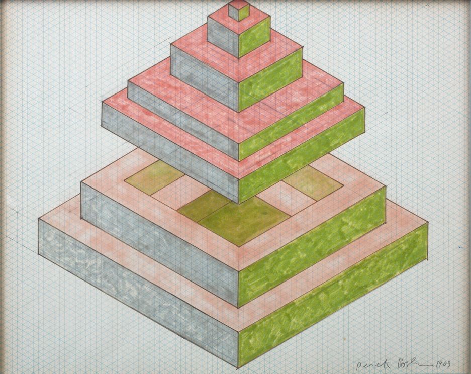 Drawing - Size C (No. 4a (pink)