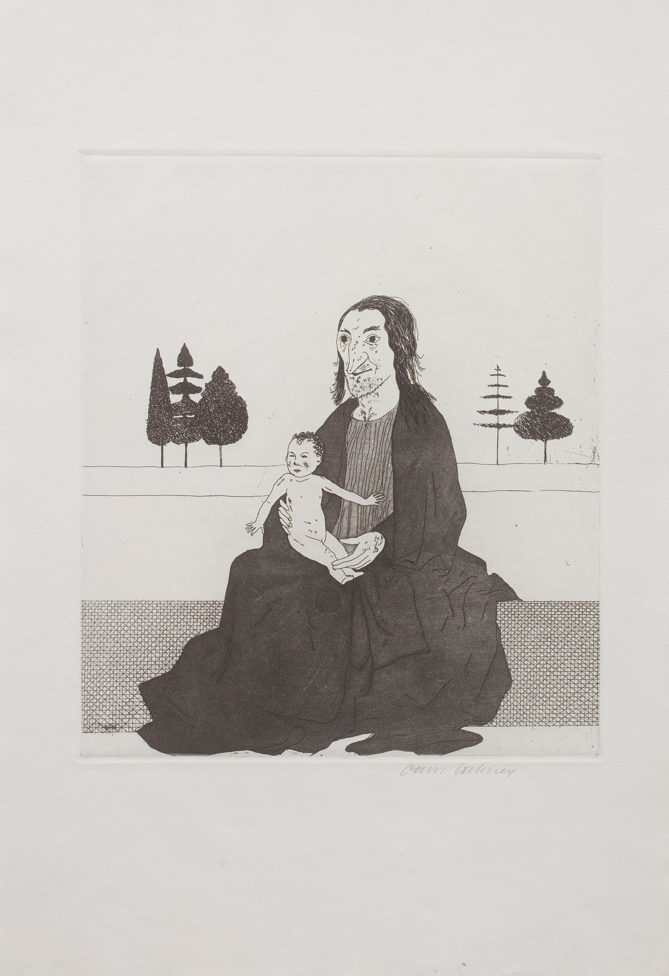 The Enchantress with the Baby Rapunzel