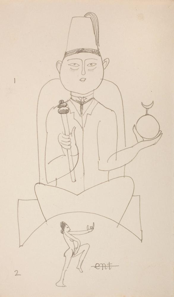 Puzzle Drawing (Bey), c.1930