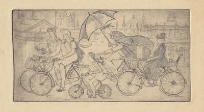 Oxford Cyclists, c.1935