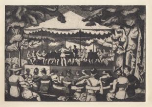 Wartime bandstand, c.1941