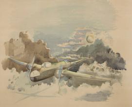 Moonlight Voyage, Hampden. Flying Over the Clouds