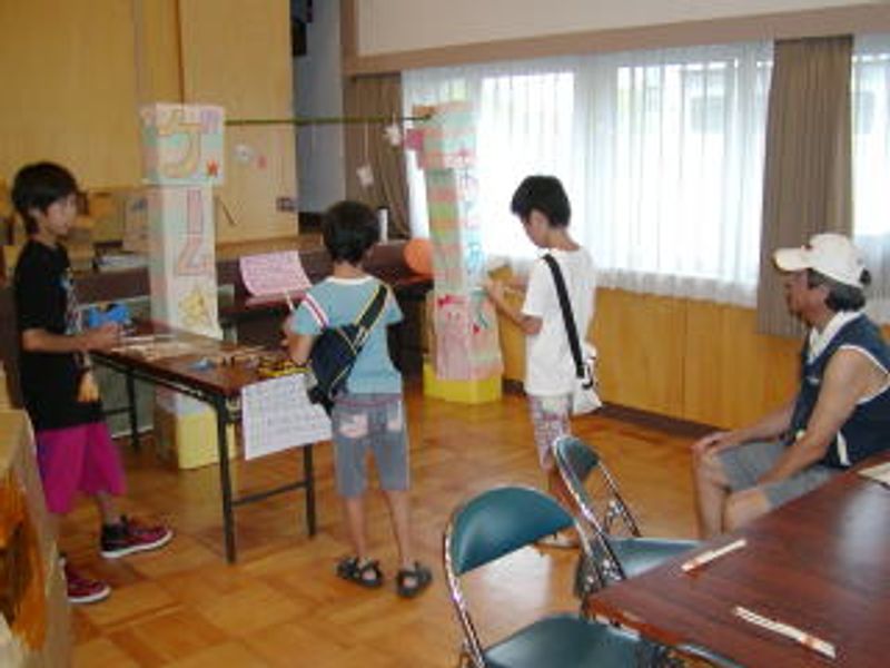 まとあてゲーム…♪