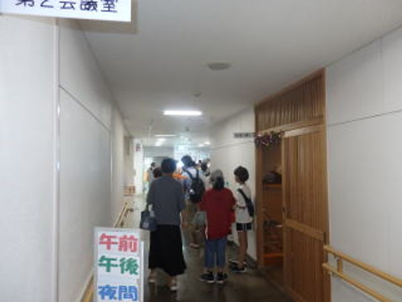 和室の前までの行列♪ 「にゃんこならべ」の前まで伸びたことも！