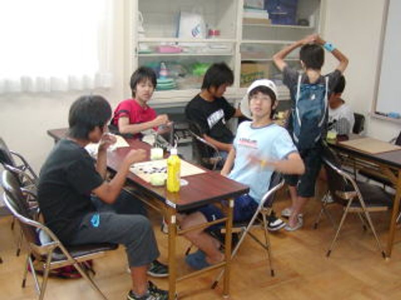 ボランティアの休憩時間に…♪