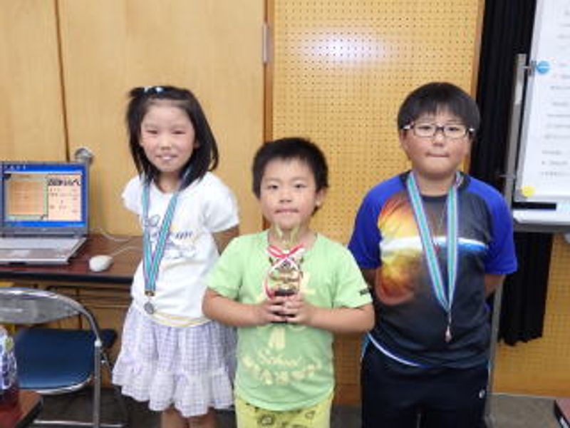 2位3位はメダル♪おめでとう♪