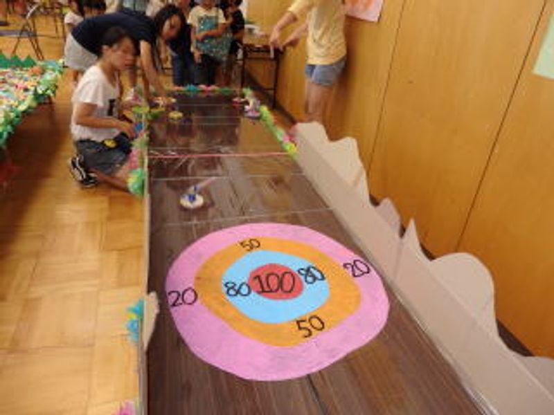 まん中は…100点♪