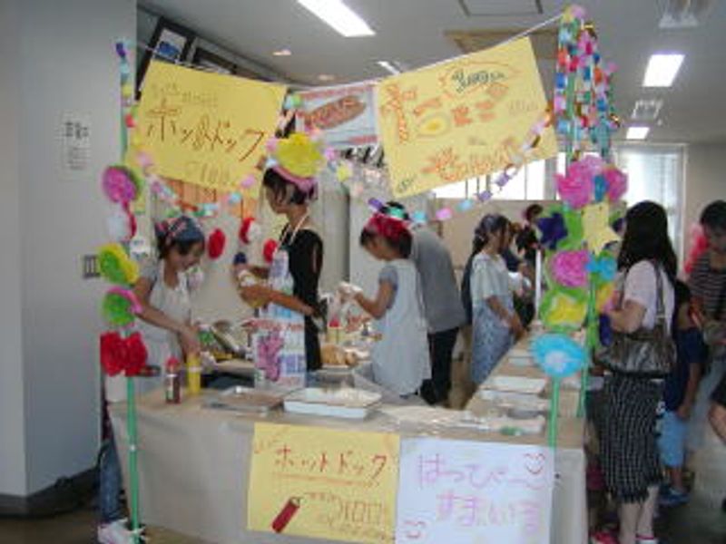 ホットドック・たまごせんべい♪
