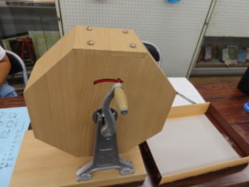 スタンプ8こ集めて→ガラガラ♪