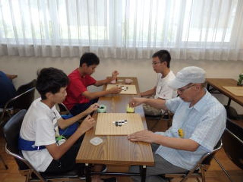 中学生級位者と勝負！