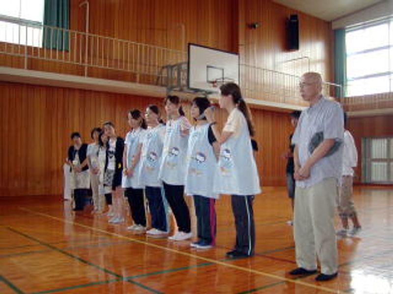 応援ボランティア、連珠会の山本会長も…