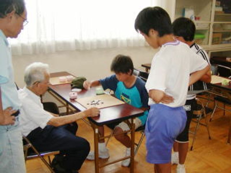 …熱血指導！