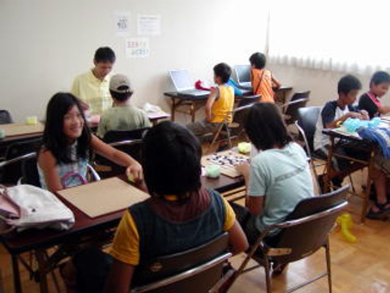 開始早々、大にぎわい…