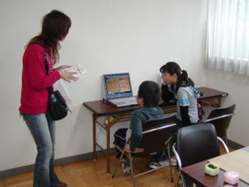 パソコンで…特訓！