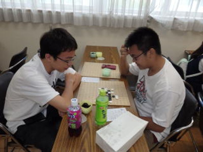 真剣勝負…