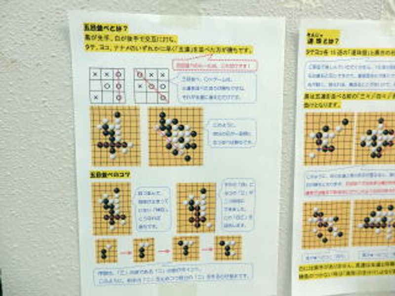 「五目並べ」のルールを統一