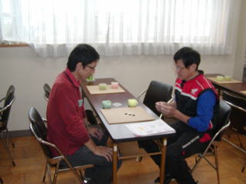 会社の友人と…勝負！