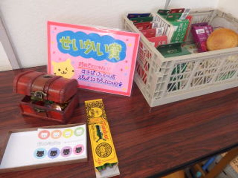 小学生向けクイズの景品にゃん♪