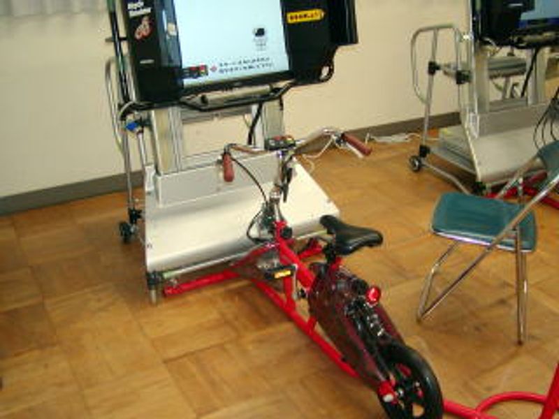 自転車に乗ります♪