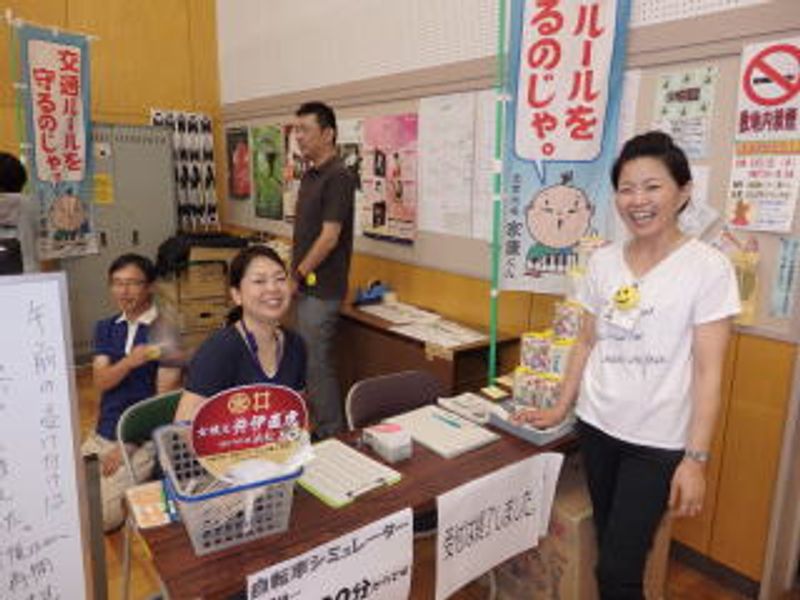 アクセルじゃなく…スマイル全開♪